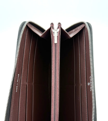 CHANEL Timeless Wallet schwarz Lammleder