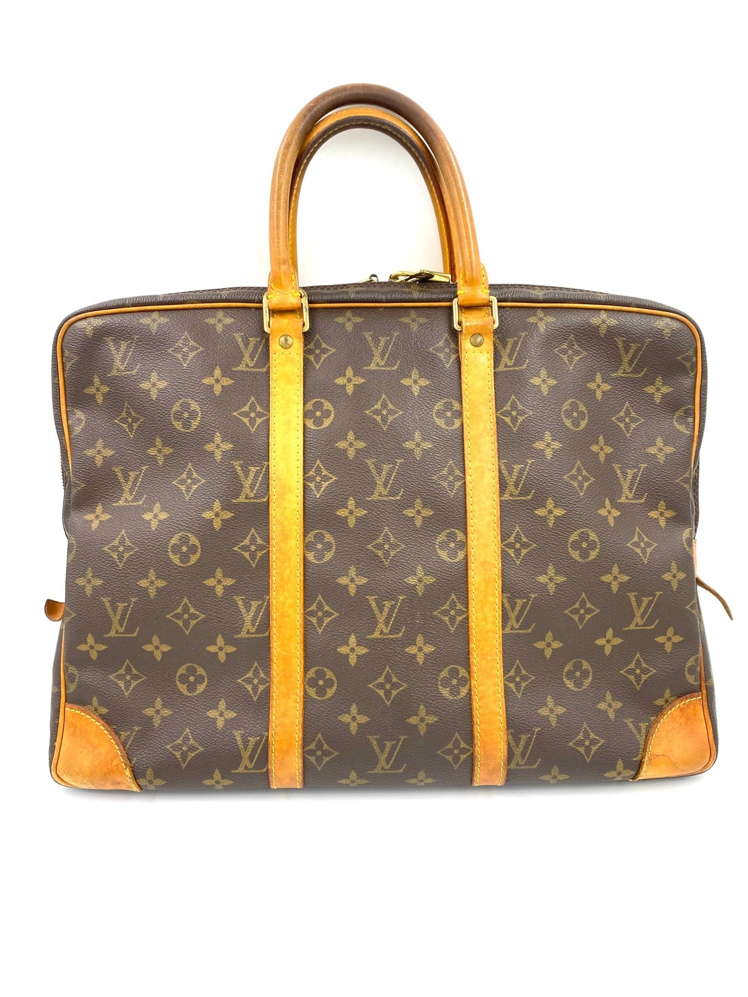 LOUIS VUITTON Porte Documents Monogram Canvas - Clutch & Macarons - TH0937 - Clutch & Macarons - 