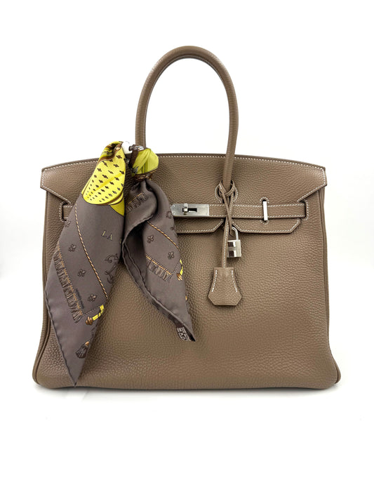 Birkin 35 Togo Etoupe PHW