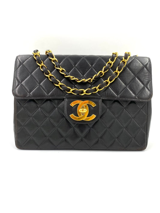 CHANEL Single Flap Bag Oversized CC Jumbo schwarz - Clutch & Macarons - 3686905 - Clutch & Macarons - 