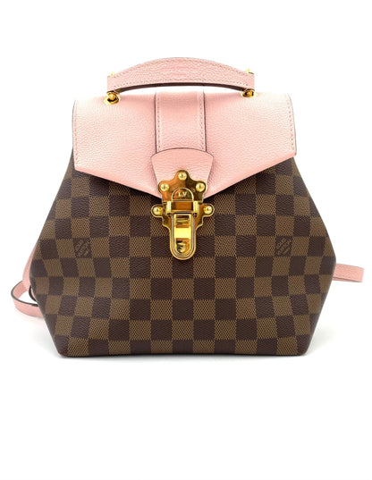 LOUIS VUITTON Rucksack Clapton Damier Ebene Rose Ballerine - Clutch & Macarons - SR3179 - Clutch & Macarons - 