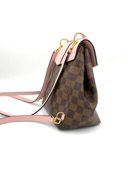 LOUIS VUITTON Rucksack Clapton Damier Ebene Rose Ballerine