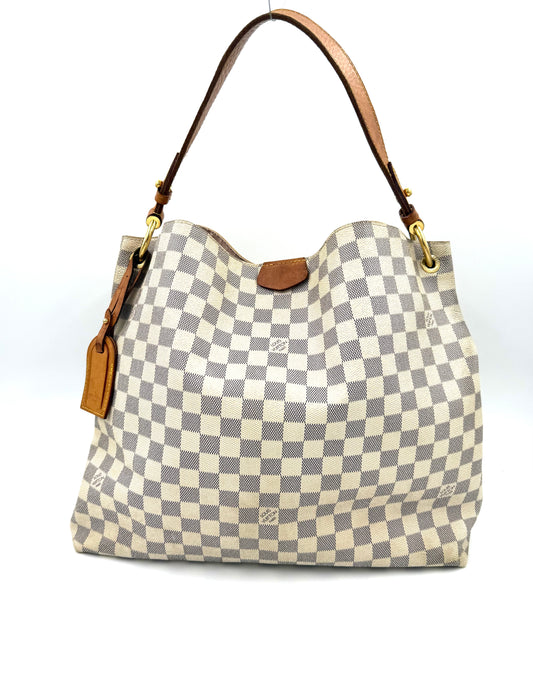LOUIS VUITTON Graceful MM Damier Azur