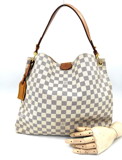 LOUIS VUITTON Graceful MM Damier Azur