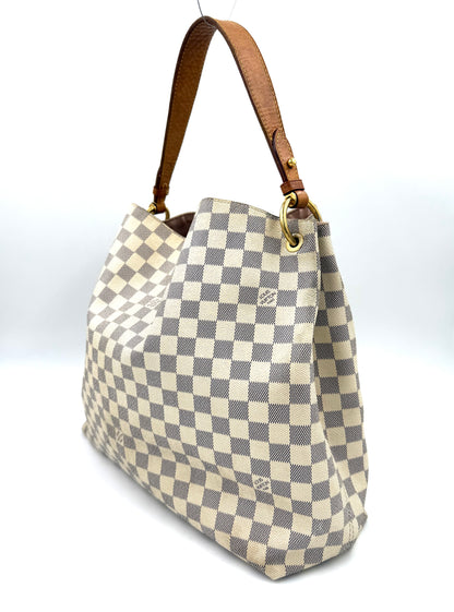 LOUIS VUITTON Graceful MM Damier Azur