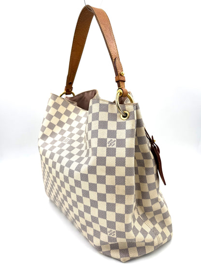 LOUIS VUITTON Graceful MM Damier Azur