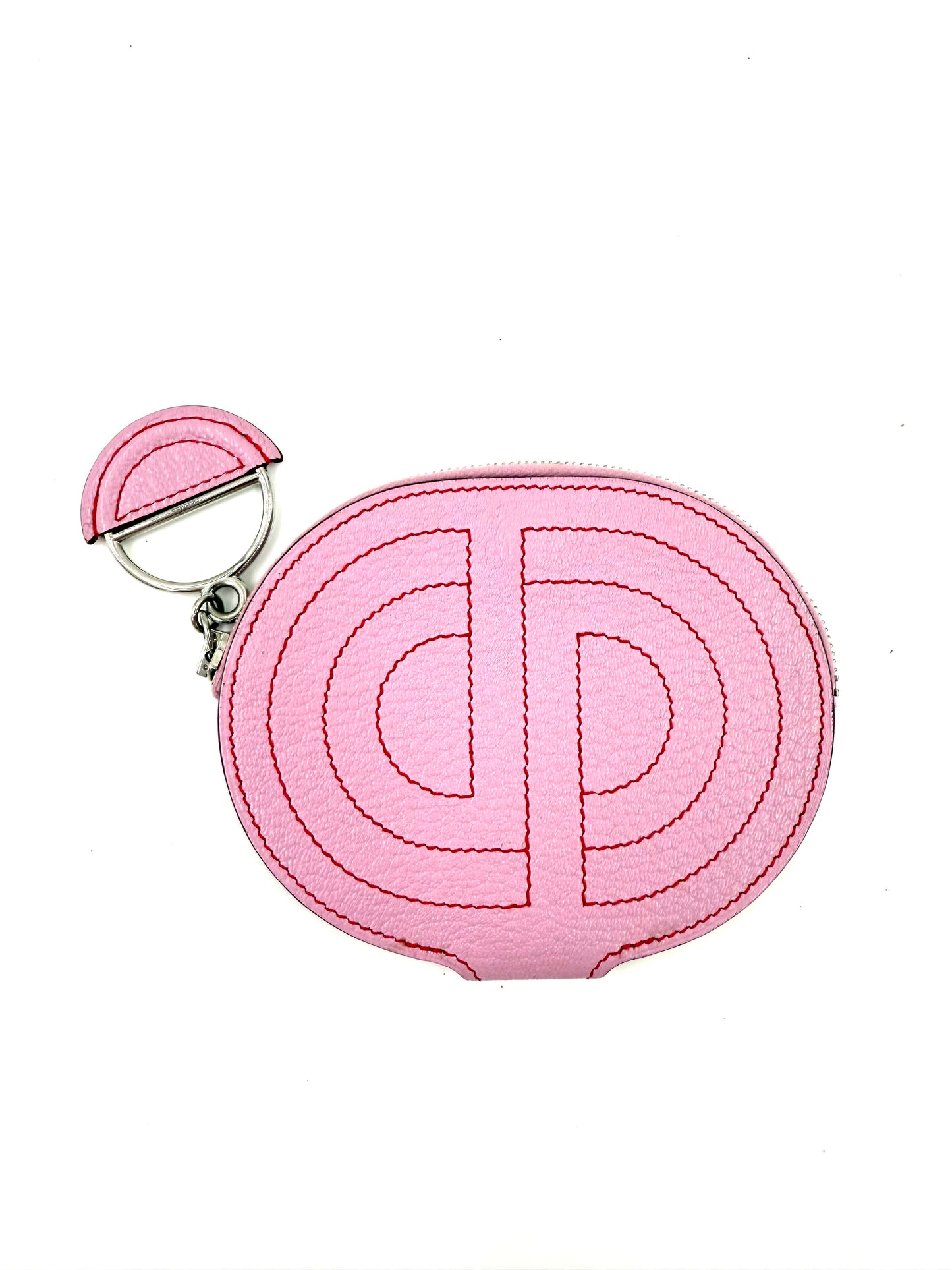 HERMÈS Loop Portemonnaie Mauve Sylvestre Mysoreleder