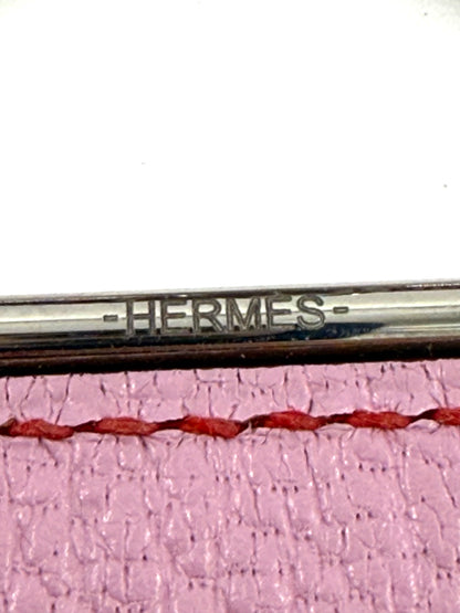 HERMÈS Loop Portemonnaie Mauve Sylvestre Mysoreleder