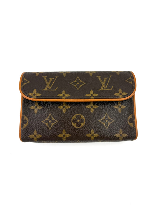LOUIS VUITTON Pochette Florentine Monogram Canvas XS