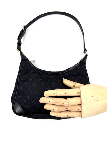 LOUIS VUITTON Mini Bolougne Satin noir