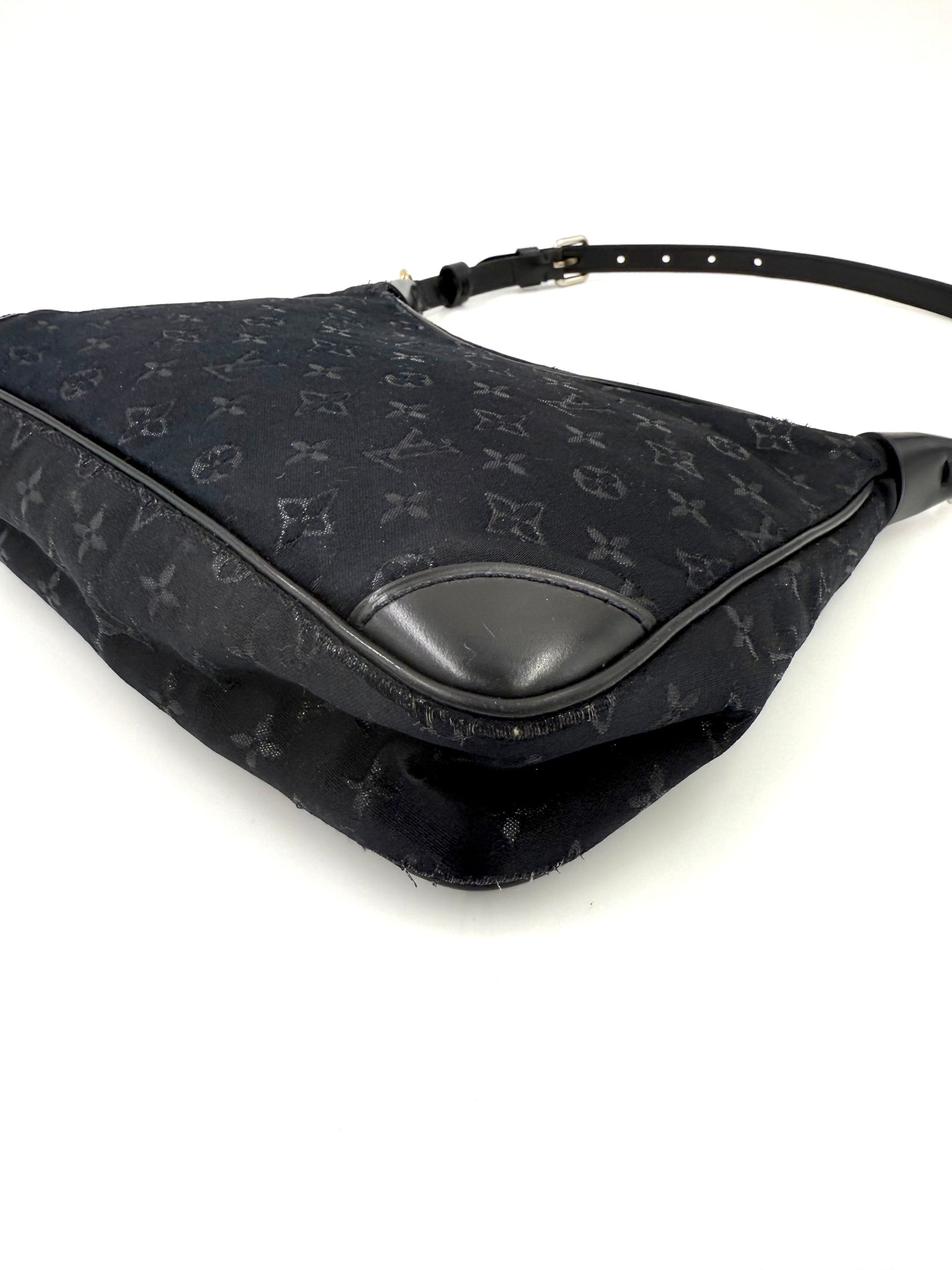 LOUIS VUITTON Mini Bolougne Satin noir