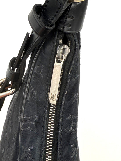 LOUIS VUITTON Mini Bolougne Satin noir