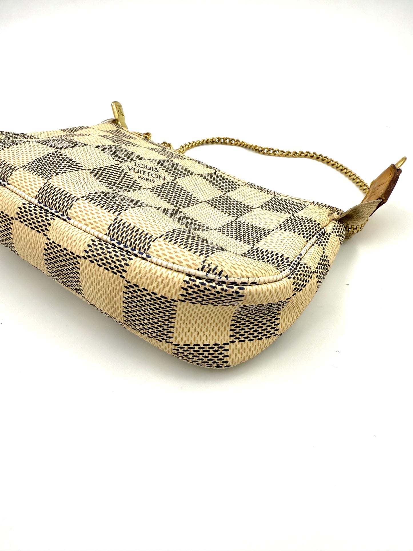LOUIS VUITTON Mini Pochette Damier Azur