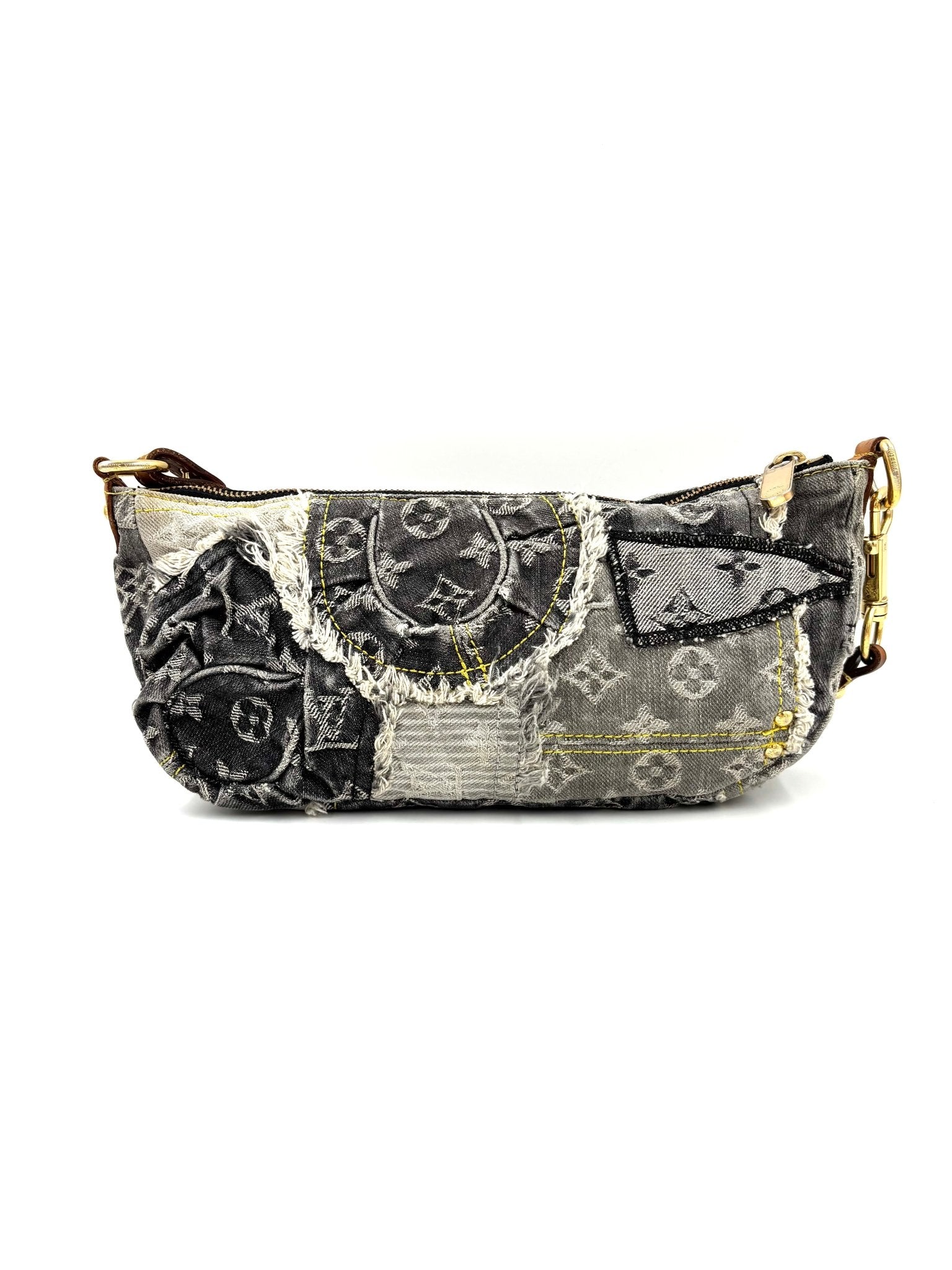 LOUIS VUITTON Pochy Denim Patchwork - Clutch & Macarons - VI1067 - Clutch & Macarons - 