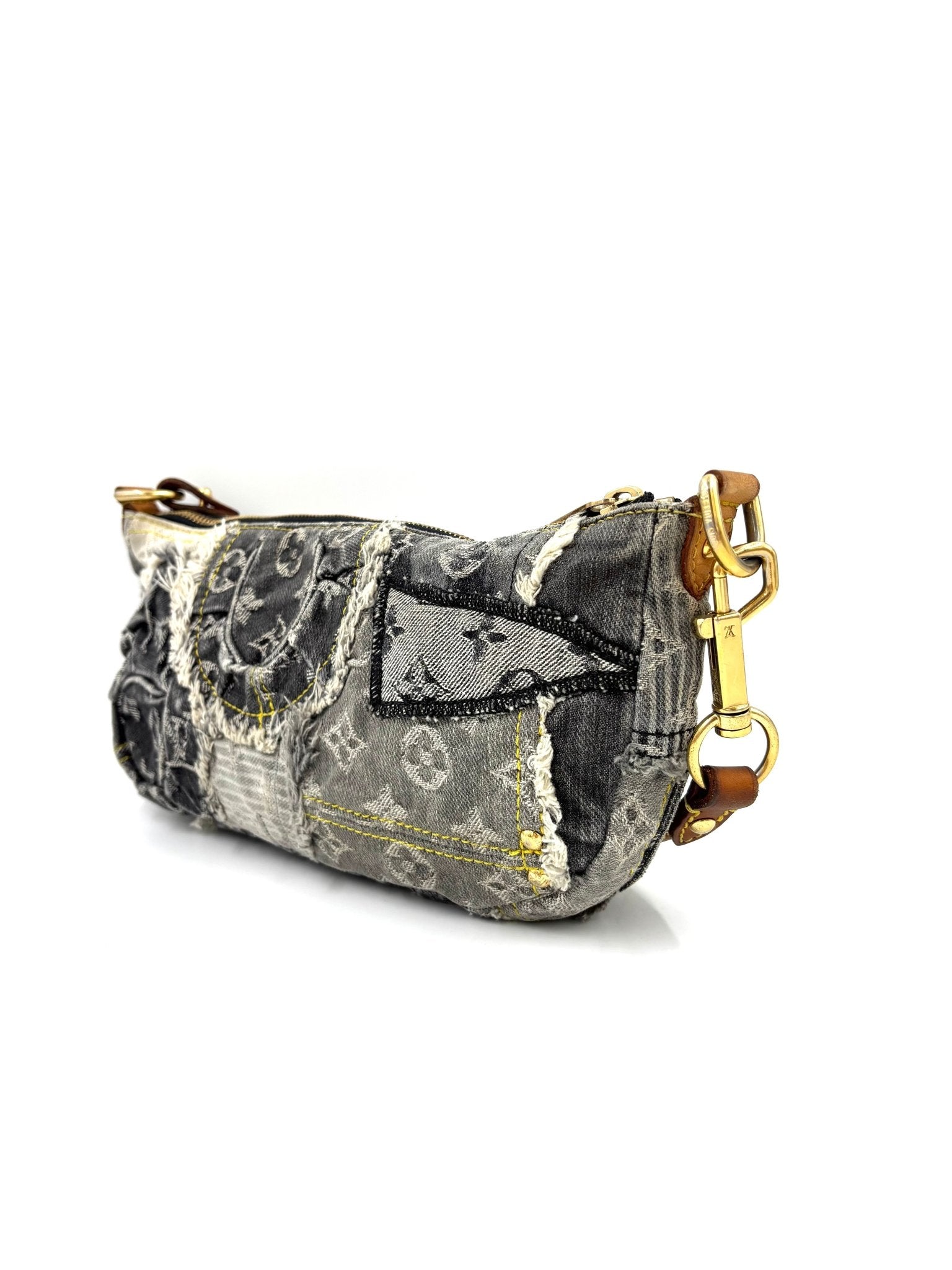 LOUIS VUITTON Pochy Denim Patchwork - Clutch & Macarons - VI1067 - Clutch & Macarons - 