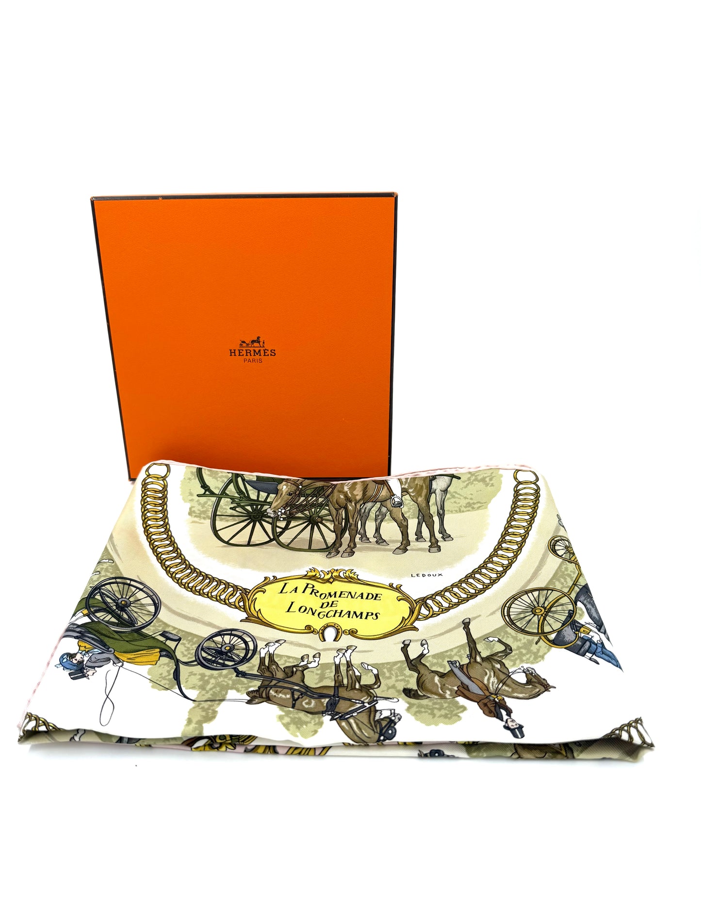 HERMÈS Carrè 90 „La Promenade de Longchamps“