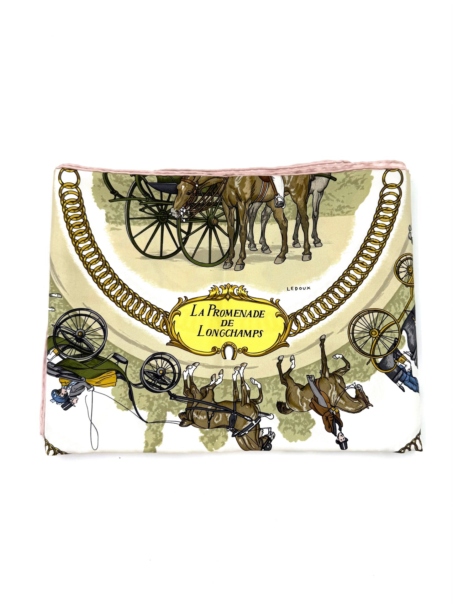 HERMÈS Carrè 90 „La Promenade de Longchamps“