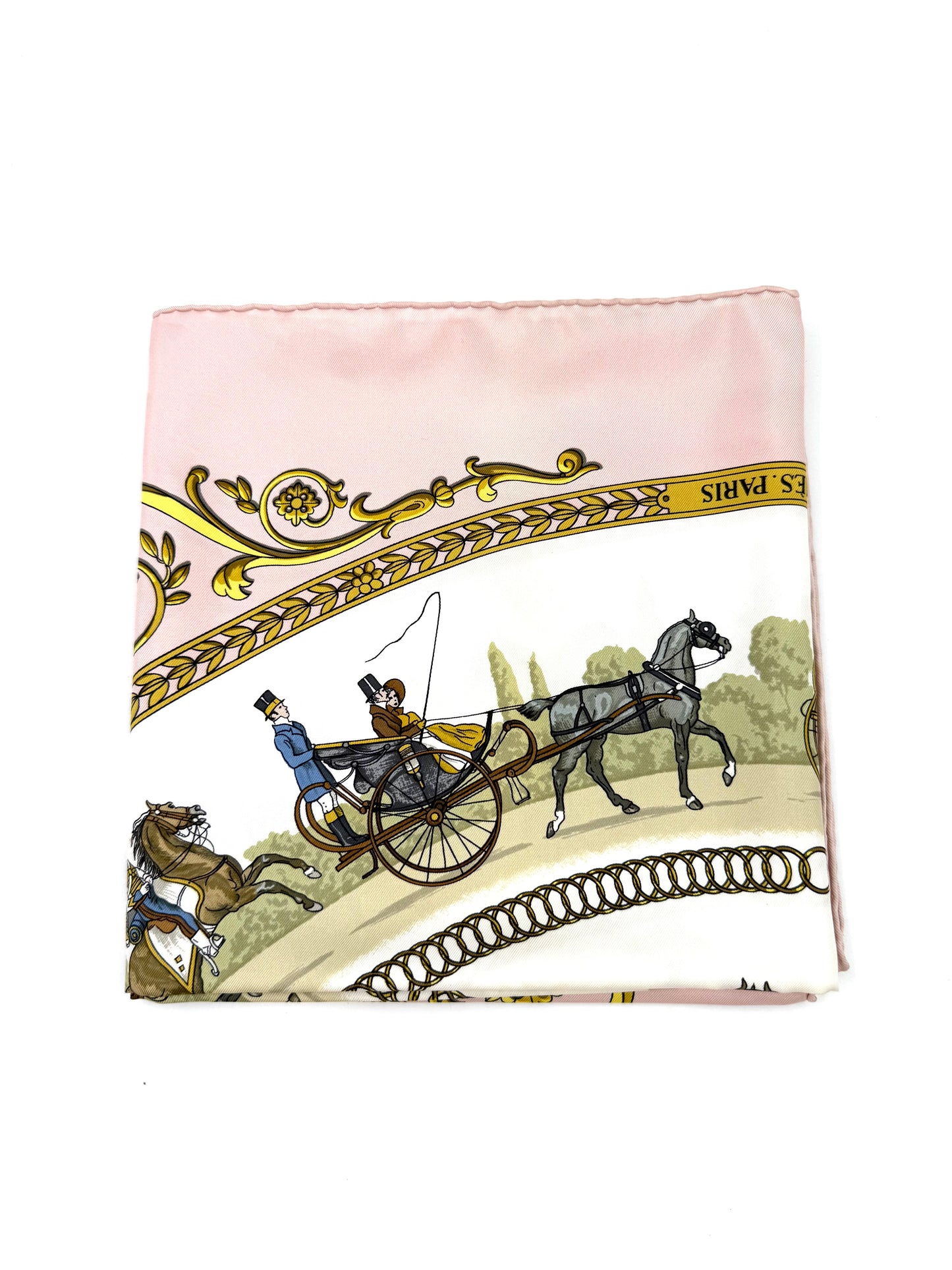 HERMÈS Carrè 90 „La Promenade de Longchamps“