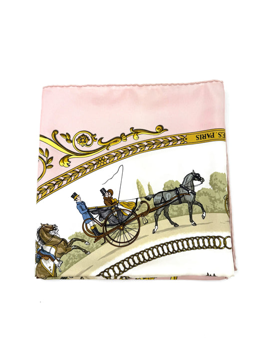 HERMÈS Carrè 90 „La Promenade de Longchamps“