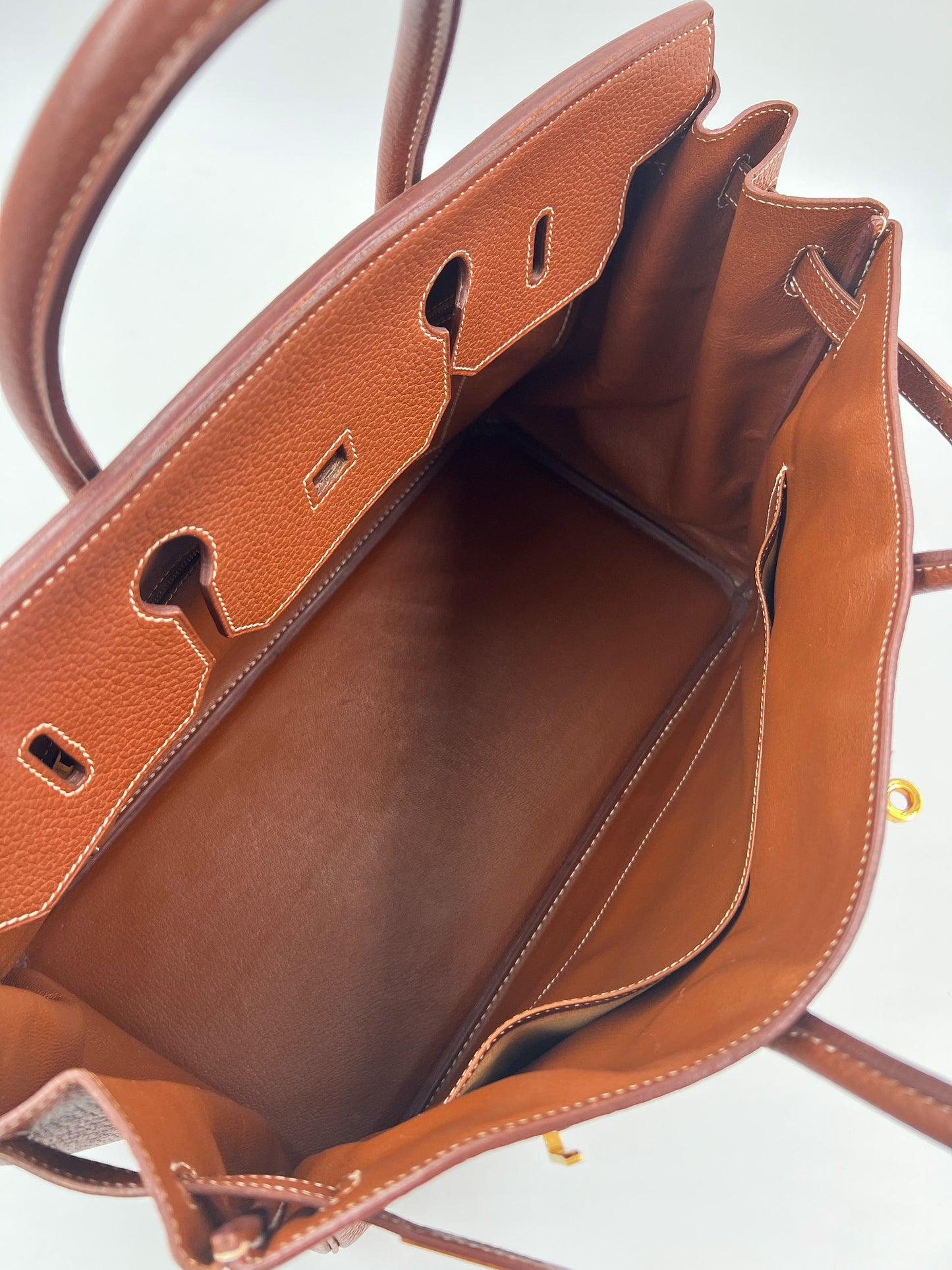 HERMÈS Birkin 40 Togo cognac GHW