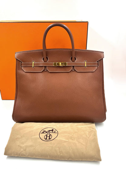 HERMÈS Birkin 40 Togo cognac GHW