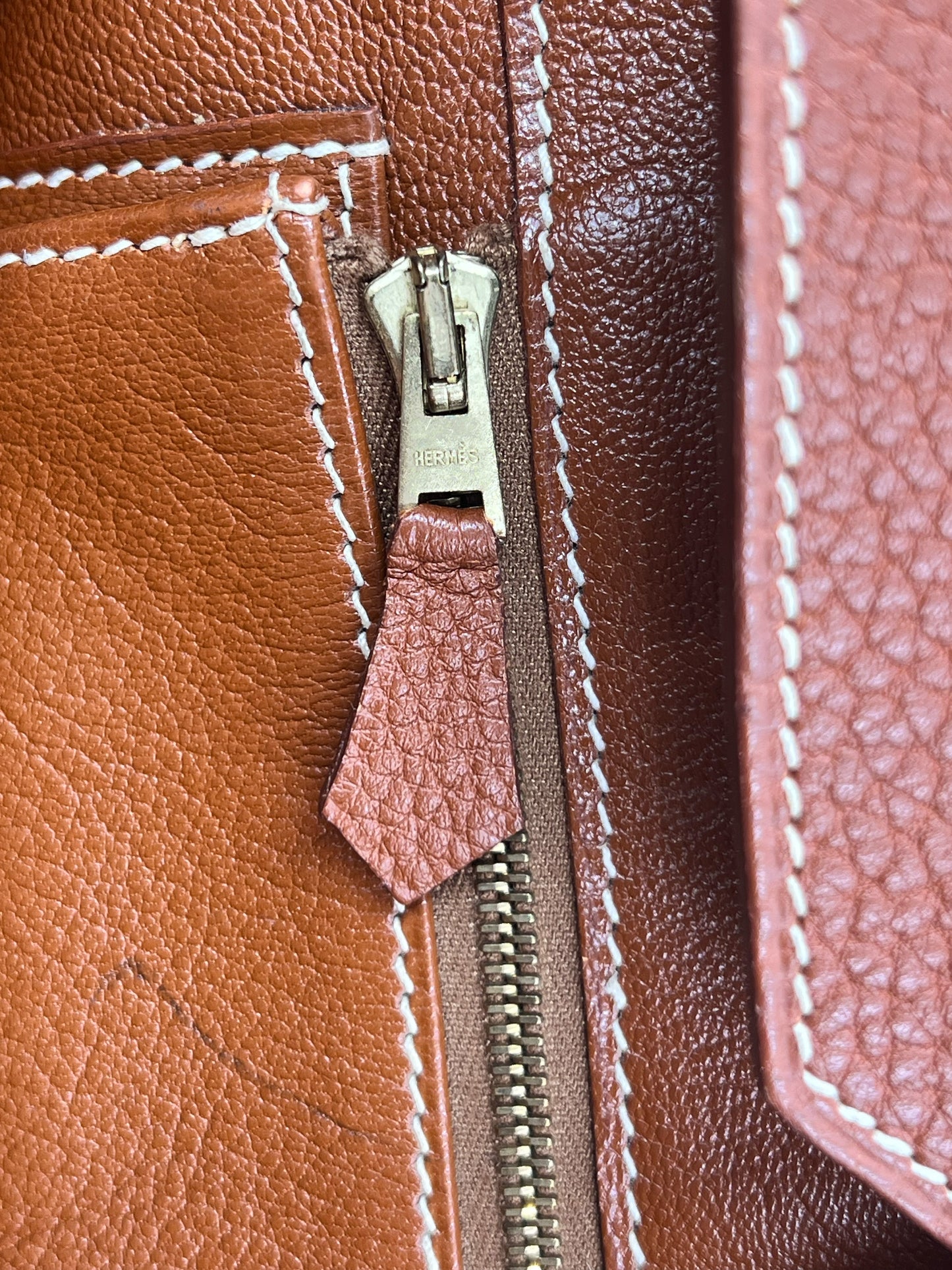HERMÈS Birkin 40 Togo cognac GHW