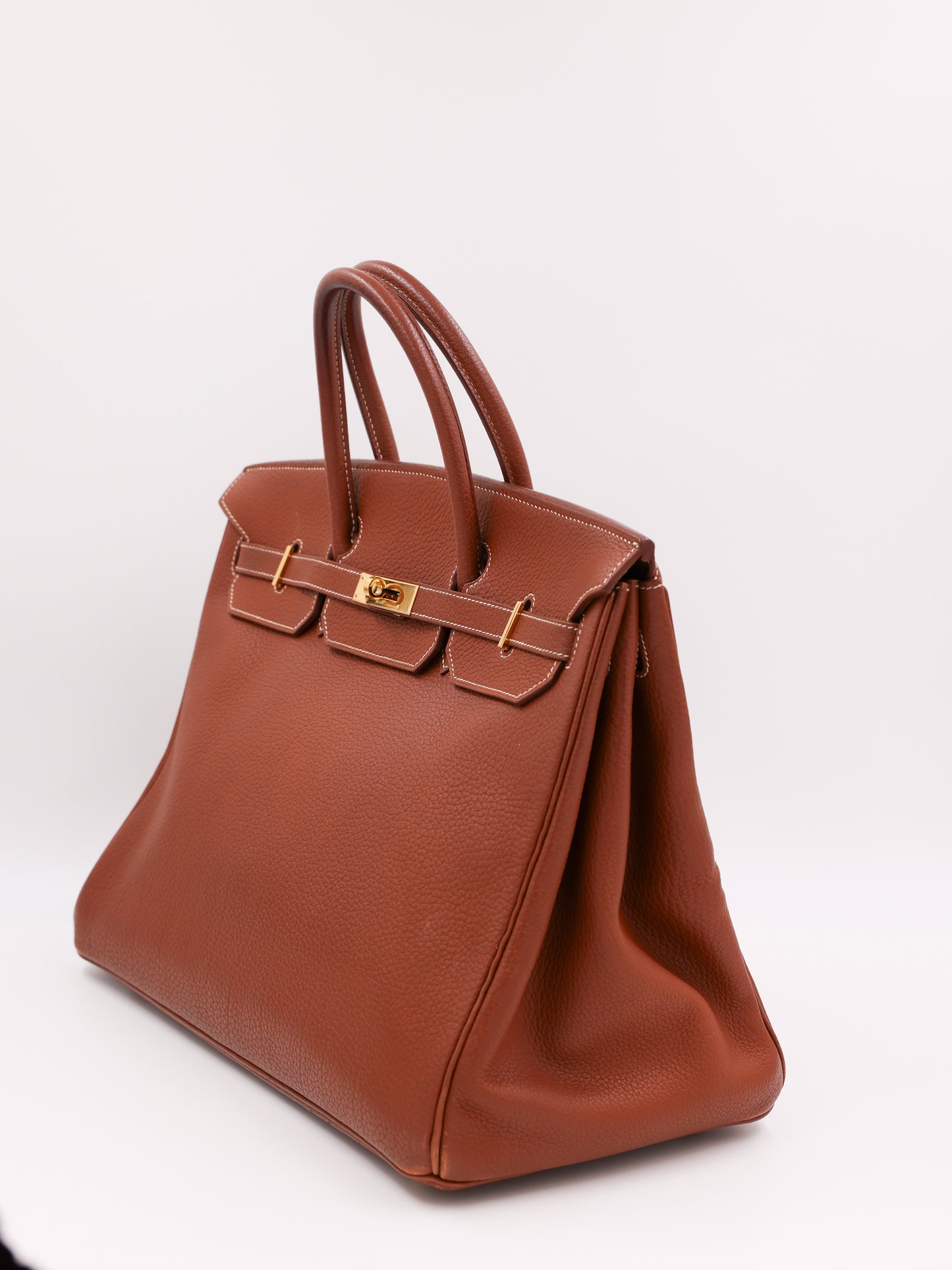 HERMÈS Birkin 40 Togo cognac GHW
