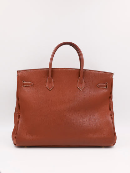 HERMÈS Birkin 40 Togo cognac GHW