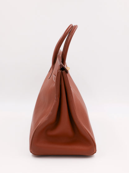HERMÈS Birkin 40 Togo cognac GHW