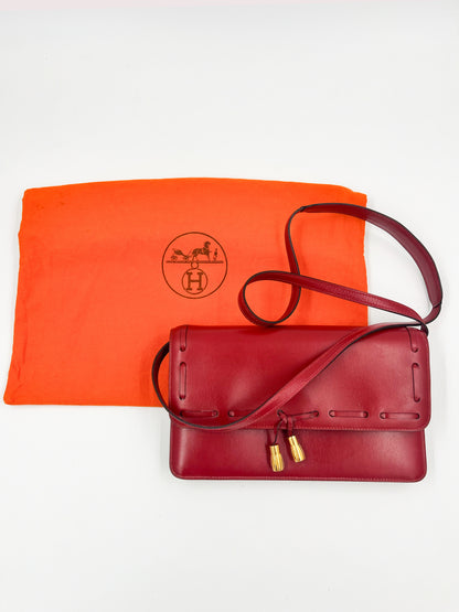 Hermès Tassel Bag rouge GHW