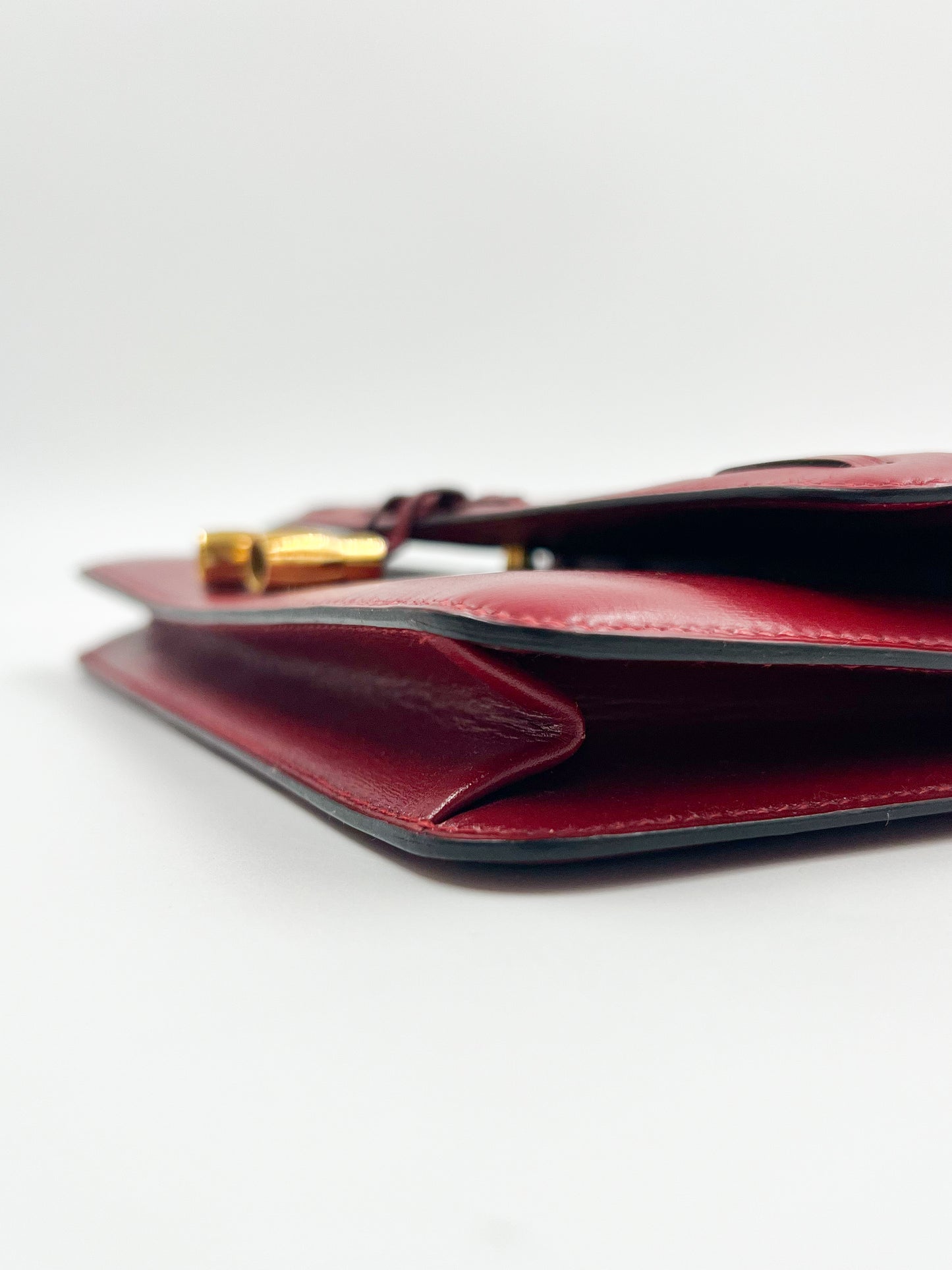 Hermès Tassel Bag rouge GHW
