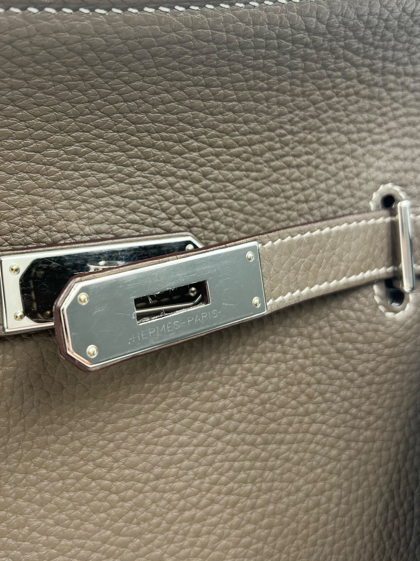 Hermès Jypsiere 26 Togo Etoupe PHW