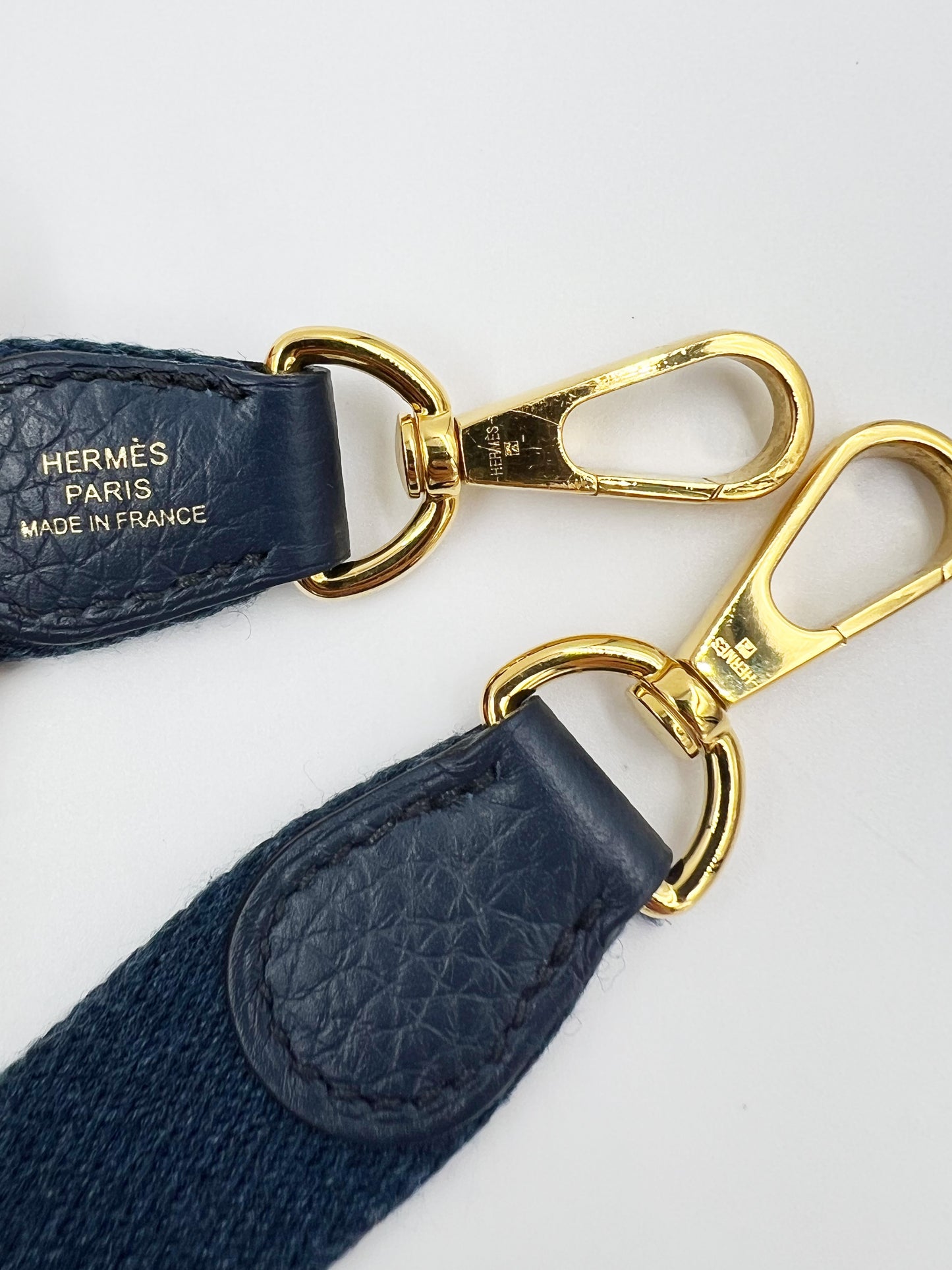 Hermès Evelyne 16 Clemence dunkelblau GHW