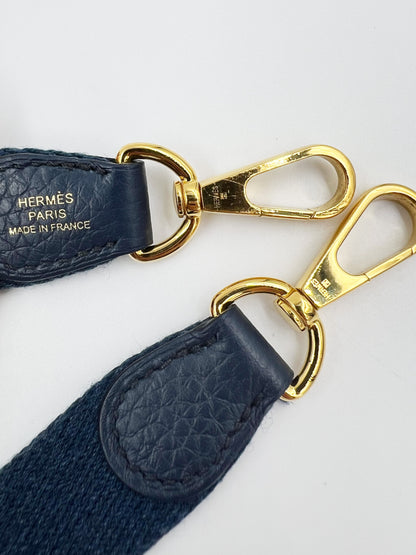 Hermès Evelyne 16 Clemence dunkelblau GHW