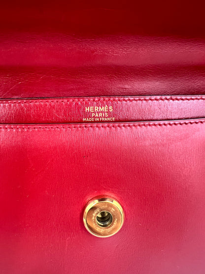 Hermès Tassel Bag rouge GHW