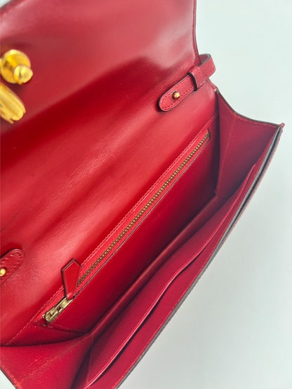 Hermès Tassel Bag rouge GHW