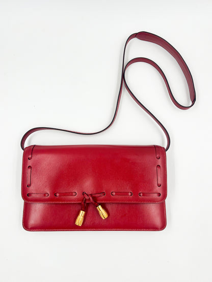 Hermès Tassel Bag rouge GHW