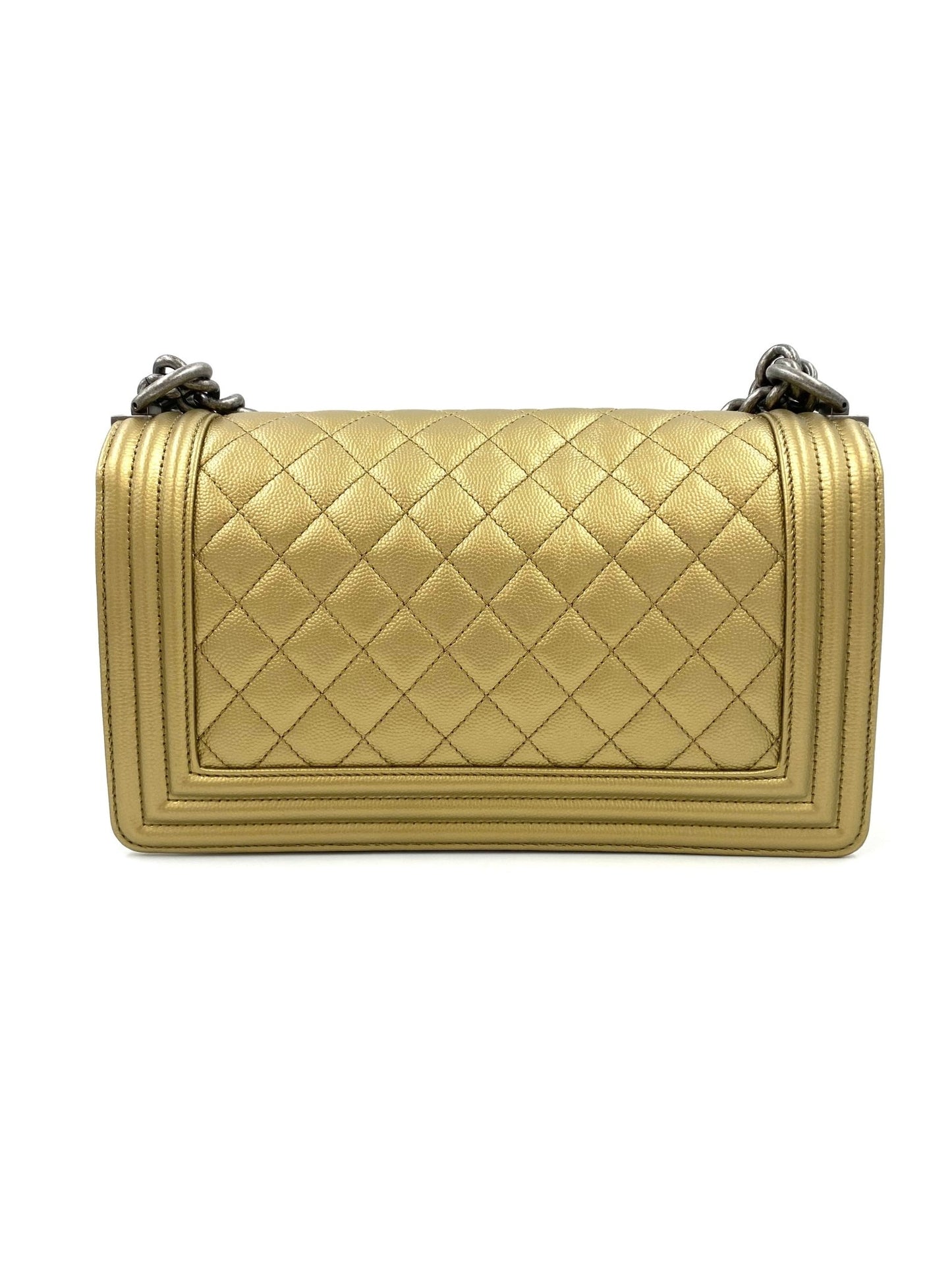 CHANEL Boy Bag medium Caviarleder gold - Clutch & Macarons - 24840870 - Clutch & Macarons - 