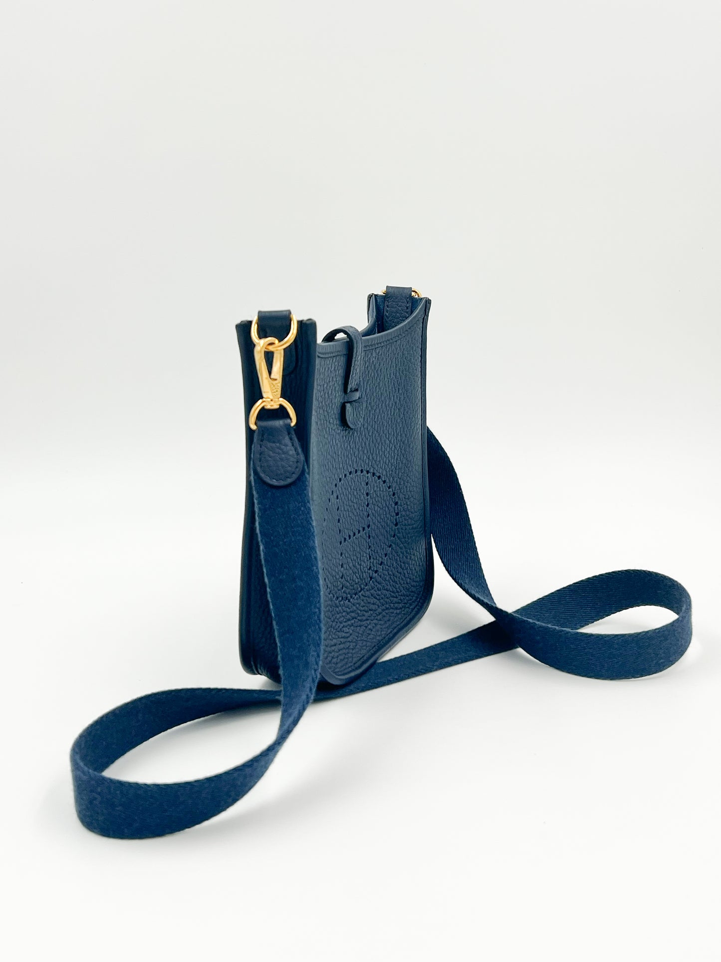 Hermès Evelyne 16 Clemence dunkelblau GHW
