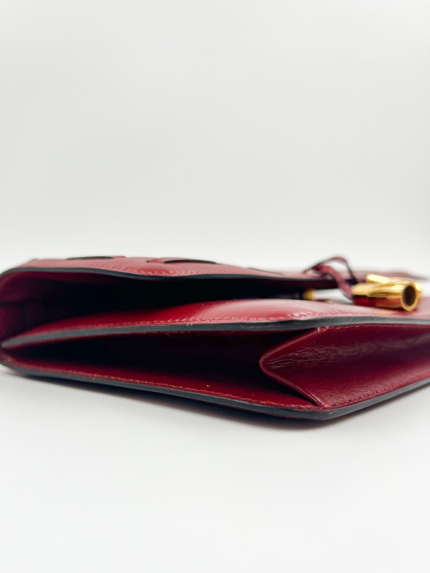 Hermès Tassel Bag rouge GHW