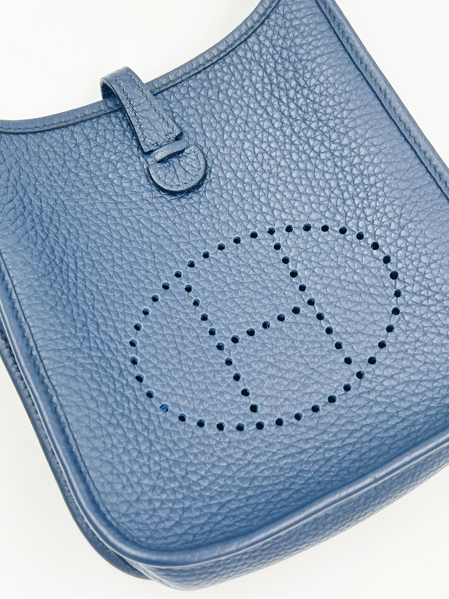 Hermès Evelyne 16 Clemence dunkelblau GHW