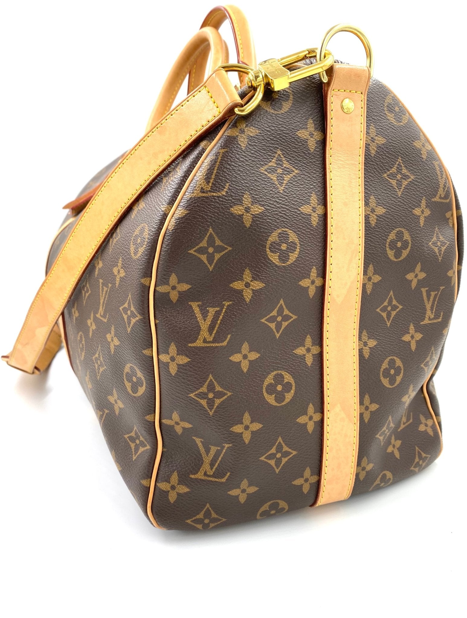 LOUIS VUITTON Keepall 50 Bandouliere Monogram Canvas - Clutch & Macarons - Chip - Clutch & Macarons - 