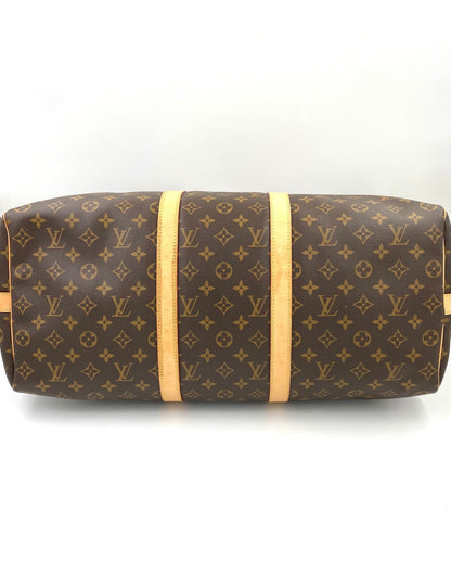 LOUIS VUITTON Keepall 50 Bandouliere Monogram Canvas - Clutch & Macarons - Chip - Clutch & Macarons - 