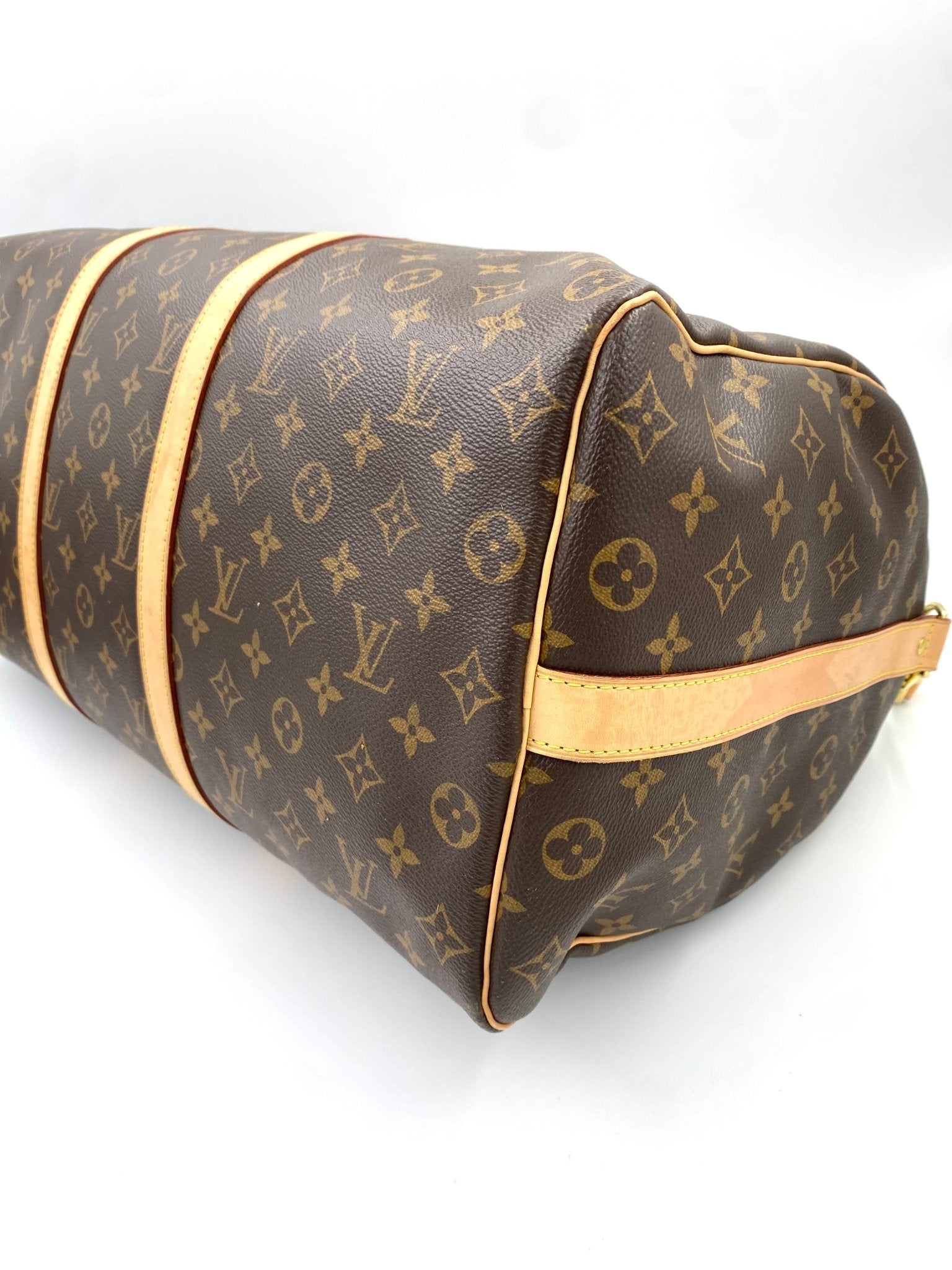 LOUIS VUITTON Keepall 50 Bandouliere Monogram Canvas - Clutch & Macarons - Chip - Clutch & Macarons - 