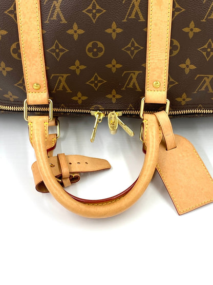 LOUIS VUITTON Keepall 50 Bandouliere Monogram Canvas - Clutch & Macarons - Chip - Clutch & Macarons - 