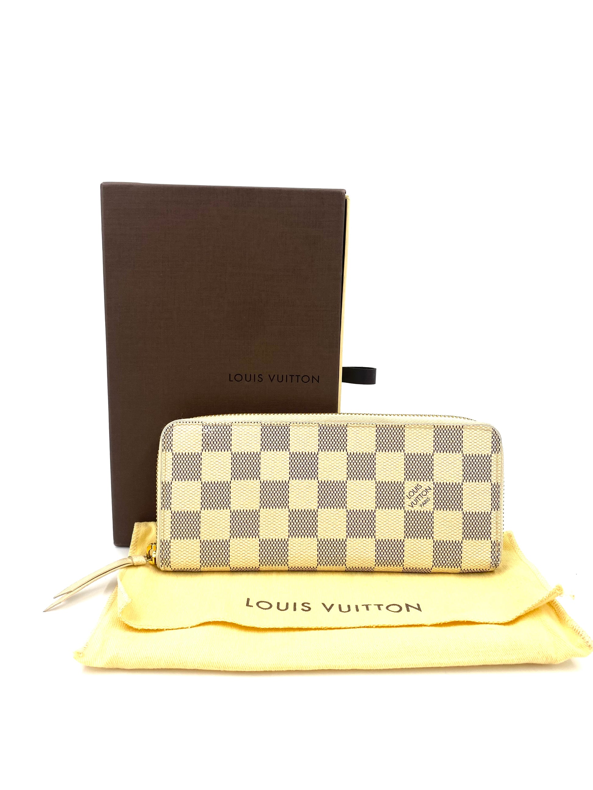 Louis Vuitton Wallet Clemence Damier azur
