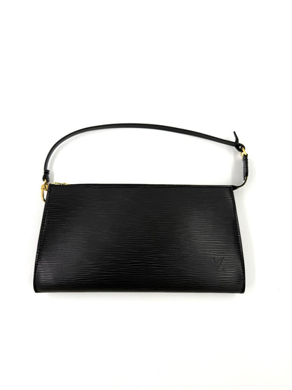 LOUIS VUITTON Pochette Accessoires Epi schwarz