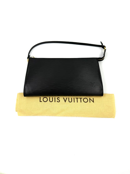 LOUIS VUITTON Pochette Accessoires Epi schwarz