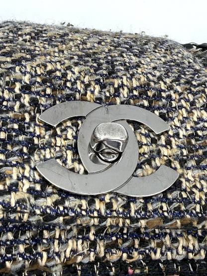 CHANEL Single Flap medium Tweed SHW