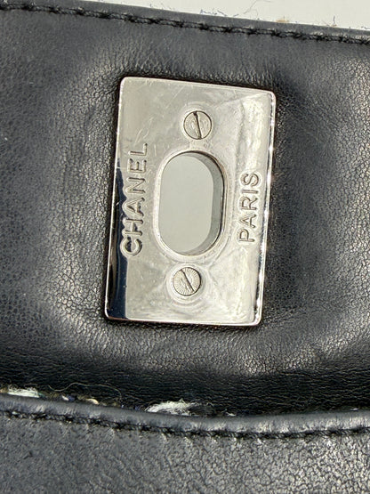 CHANEL Single Flap medium Tweed SHW